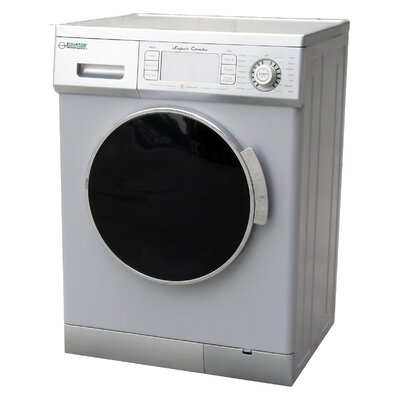 Super Combination Washer and Electric Dryer Finish: Silver image