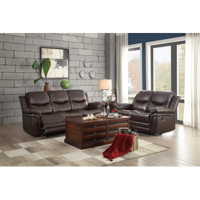 Woodhaven Hill 8515BRW-3 St Louis Park Living Room Collection