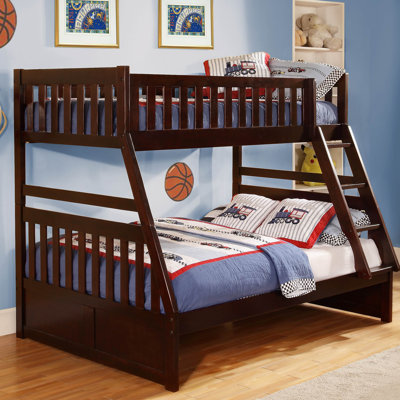 Woodbridge Home Designs Rowe Twin Over Full Standard Bunk Bed C3124UGED-2