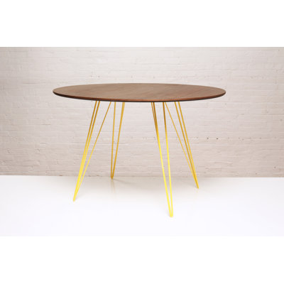 Williams Dining Table Finish Yellow