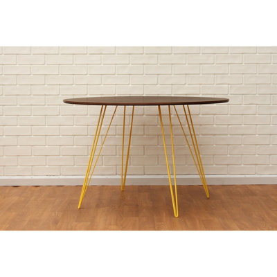 Williams Dining Table Finish Yellow