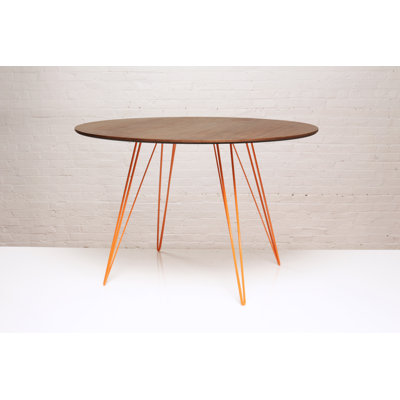 Williams Dining Table Finish Orange