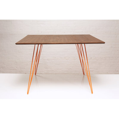 Williams Dining Table Finish Orange