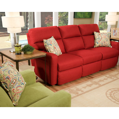 702-32PLUS 651-11 673-33 BOUT1053 Southern Motion Savannah Solarium Track Arm Reclining Sofa