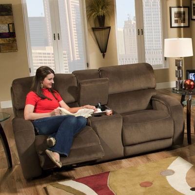 884-28 131-21-POWER SMN1161 Southern Motion Fandango” Reclining Sofa Recline
