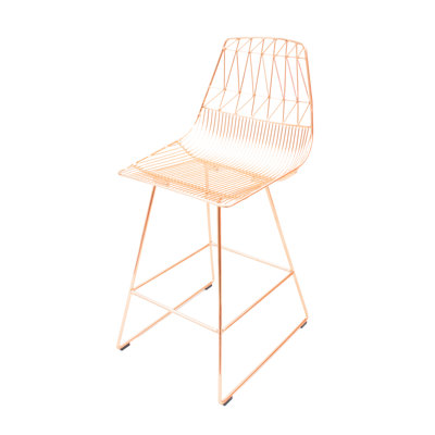 26 inch Bar Stool Finish: Copper