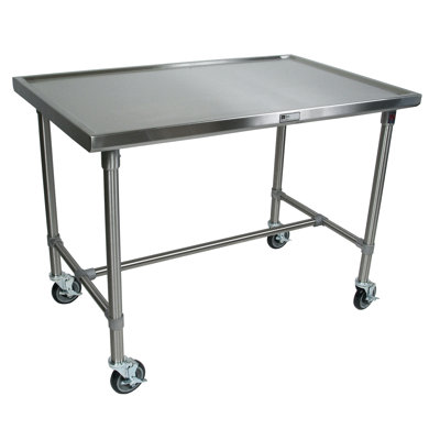 Cucina Americana Prep Table Size: 35.5 inch H x 48 inch W x 24 inch D, Casters: No Casters
