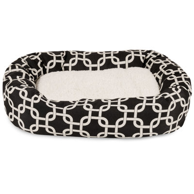 Majestic Pet Links Sherpa Bagel Bolster Pet Bed
