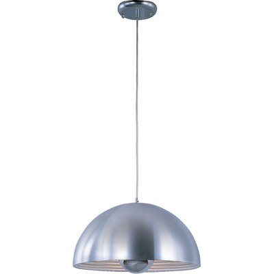 Domus 1 Light Pendant Finish: Polished Chrome