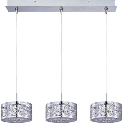 Minx 3 Light Linear Pendant