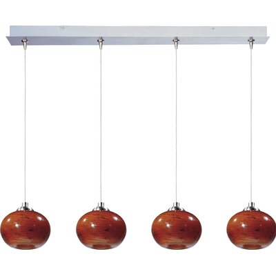 Minx 4 Light Linear Pendant