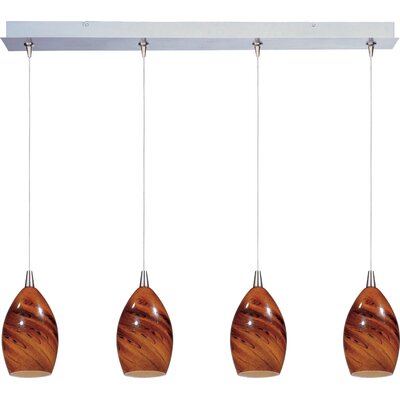 Minx 4 Light Linear Pendant