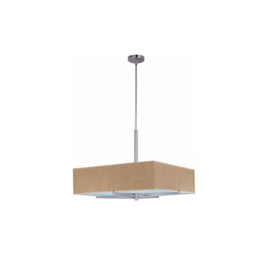 Elements 3 Light Pendant Finish / Width / Shade: Satin Nickel / 7