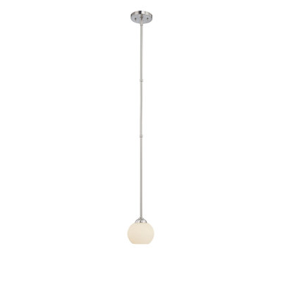 Cathedral 1 Light Mini Pendant Finish: Satin Nickel