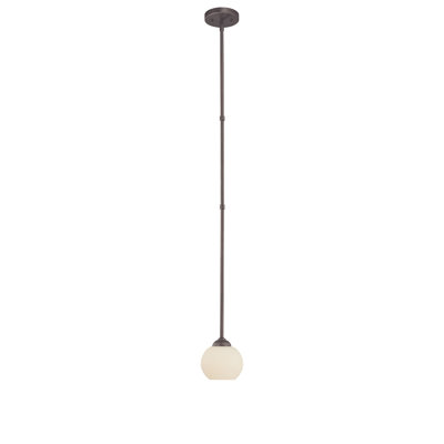 Cathedral 1 Light Mini Pendant Finish: Bolivian