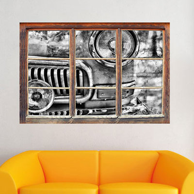 Oldtimer in Retro Look Wall Sticker Oldtimer in Retro Look Wall Sticker