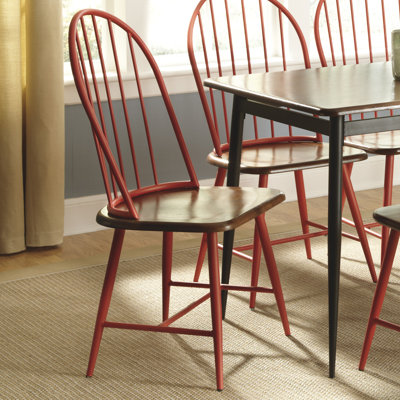 Shanilee Side Chair Finish: Red image
