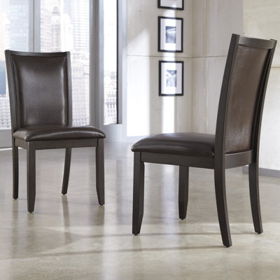 Trishelle Side Chair Upholstery: Brown image