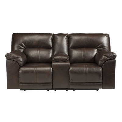 4730194 GNT7672 Signature Design by Ashley Double Reclining Console Loveseat