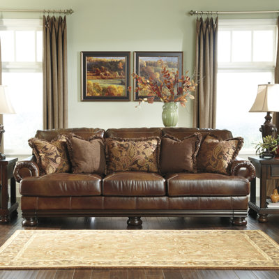 Signature Design by Ashley 2110038 Hutcherson Leather Sofa