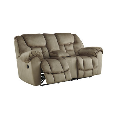 3660143 GNT8247 Signature Design by Ashley Glider Reclining Loveseat with Console