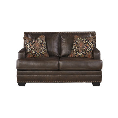 6910335 GNT8431 Signature Design by Ashley Corvan Leather Loveseat