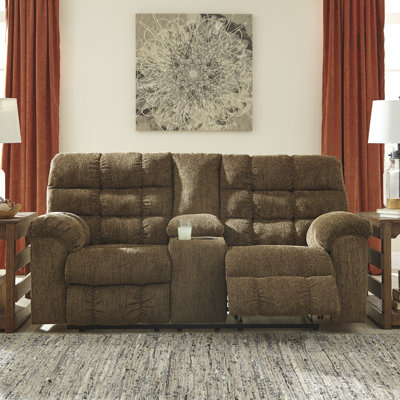 4820094 GNT9575 Signature Design by Ashley Antwan Truffle Reclining Loveseat