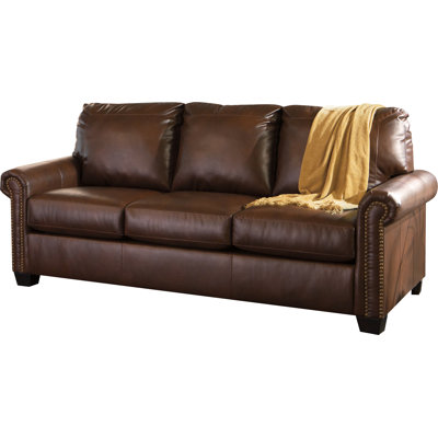 Signature Design by Ashley 3800039 Lottie DuraBlend Queen Sleeper Sofa in Chocolate