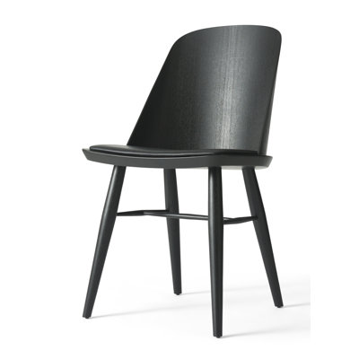 Synnes Side chair Finish: Black Ash