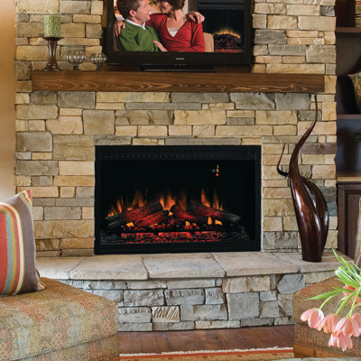 Classic Flame 36eb110 Grt 36 Built In Wall Mount Electric Fireplace