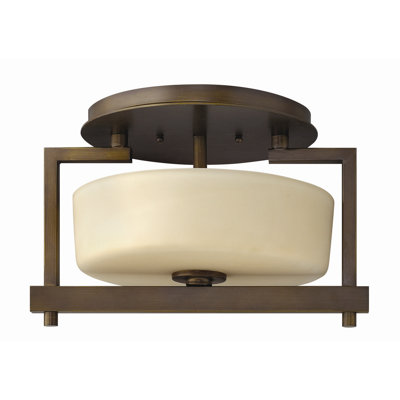 Candella 2 Light Semi Flush Mount