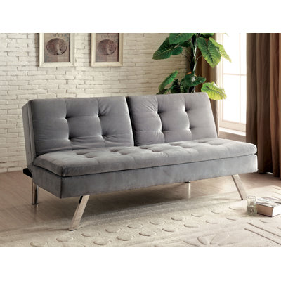 JEG-3812 KUI6270 Hokku Designs Jamise Convertible Futon Sofa