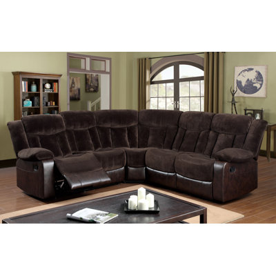 Hokku Designs KUI10200 Bruce Reclining Sectional