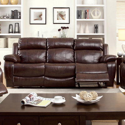 Hokku Designs JEG-7423-TG Walfred Reclining Sofa