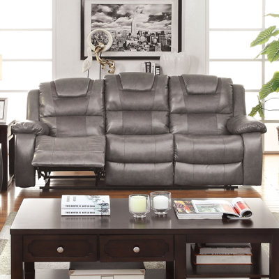 Hokku Designs JEG-7924TG Harrison Reclining Sofa