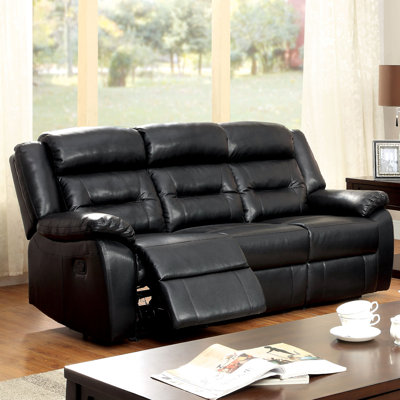 JEG-7431-TG KUI5485 Hokku Designs Brecken Reclining Sofa