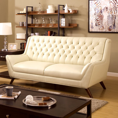 JEG-7146XI-TG KUI5496 Hokku Designs Daine Modern Tufted Sofa