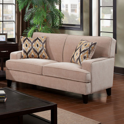 JEG-7147JW-MW KUI5498 Hokku Designs Leyna Modern Standard Loveseat