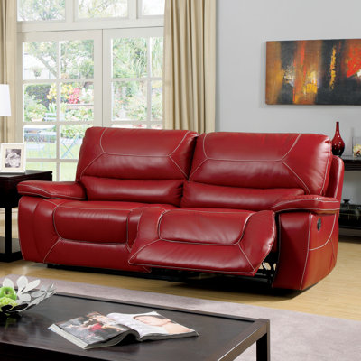 JEG-7925SE-TG KUI5518 Hokku Designs Merek Reclining Sofa