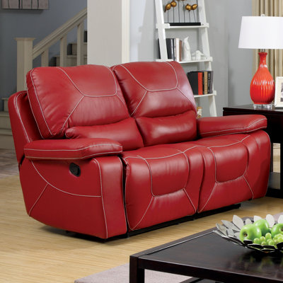 JEG-7925SE-MW KUI5517 Hokku Designs Merek Reclining Loveseat