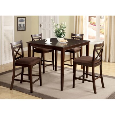 Easton 5 Piece Counter Height Dining Set