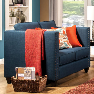 JEG-5112-MW KUI6296 Hokku Designs Samuella Tuxedo Loveseat