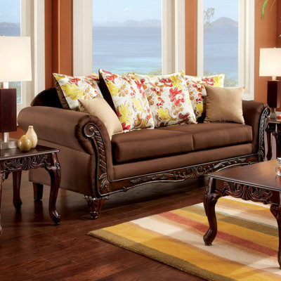JEG-8731-TG KUI6327 Hokku Designs Florian Transitional Sofa