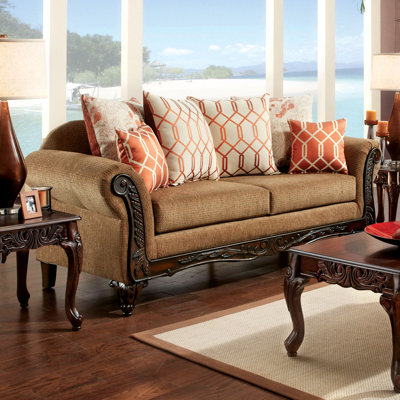JEG-8736-TG KUI6329 Hokku Designs Pascal Transitional Sofa