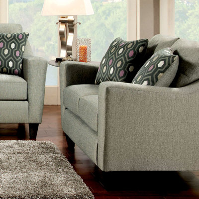 JEG-9321-MW KUI6340 Hokku Designs Violette Modern Loveseat