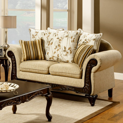 JEG-8546-MW XHX1102 Hokku Designs Aveline Cotton Loveseat