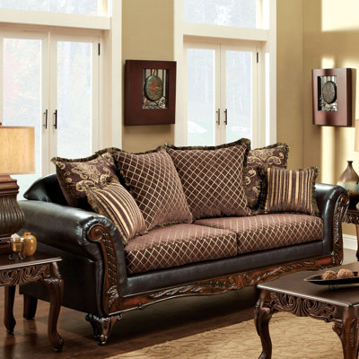 JEG-8746-TG XHX2035 Hokku Designs Constantine Ornate Sofa