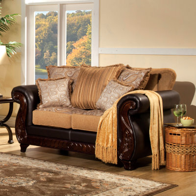 JEG-7216-MW KUI5295 Hokku Designs Tobiath Loveseat