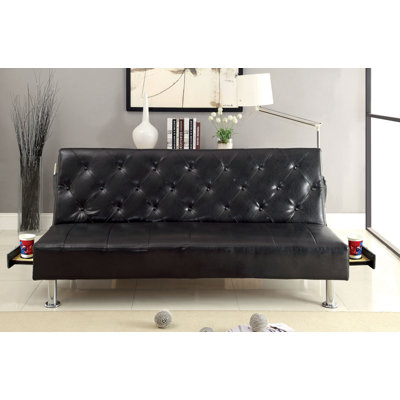 IDF-2668BK XHX2694 Hokku Designs Paxton Convertible Sofa