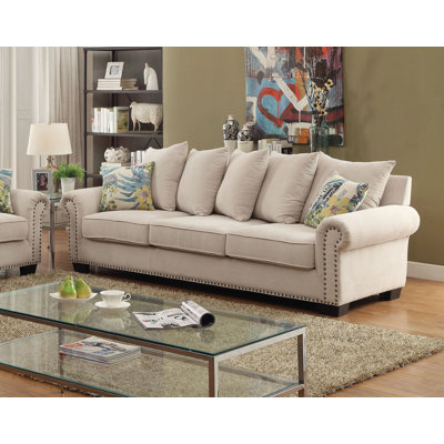 KUI7563 27203838 KUI7563 Hokku Designs Aldon Nailhead Trim Sofa
